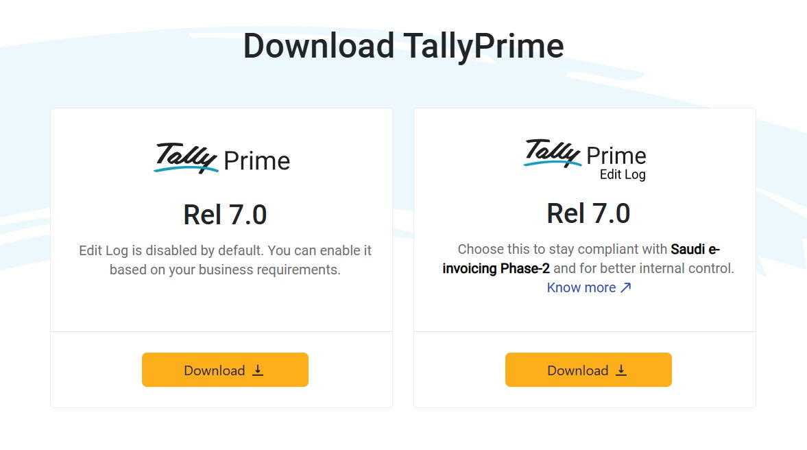 tally download step 2